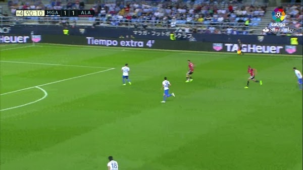 El Málaga pierde contra el Alavés (1-2)