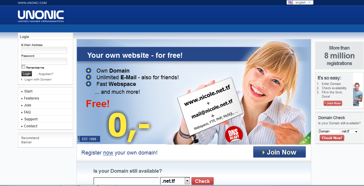 Почта webspace