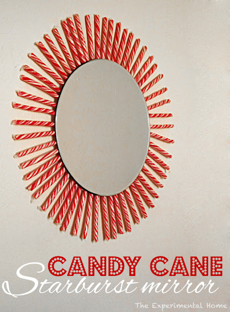 Candy Cane Starburst Mirror