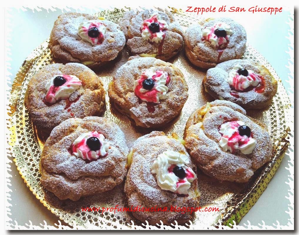 le zeppole di san giuseppe al forno