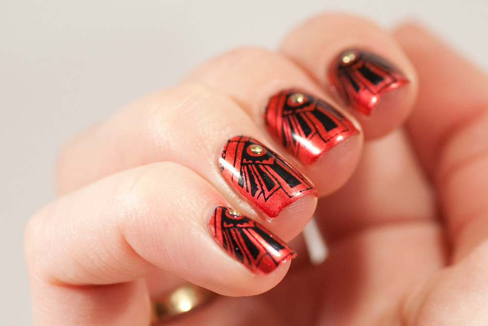 Art Deco Nail Art May contain traces of polish