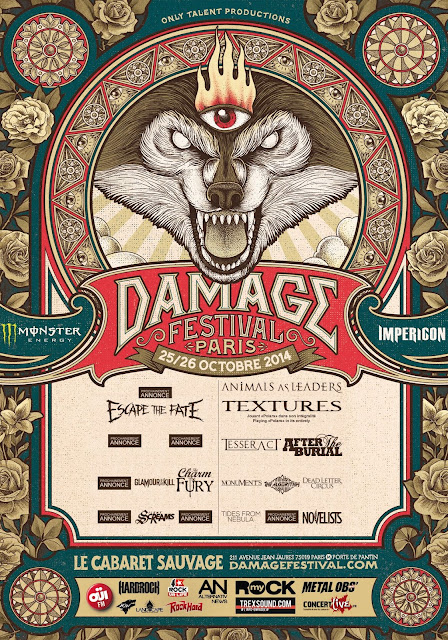 Damage Festival @ Le Cabaret Sauvage, Paris 25 & 26/10/2014