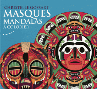 Chronique coloriage anti-stress Masques mandalas colorier