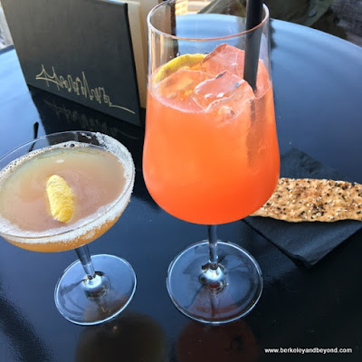 cocktails at Cityscape Lounge in the Hilton San Francisco Union Square in San Francisco, California