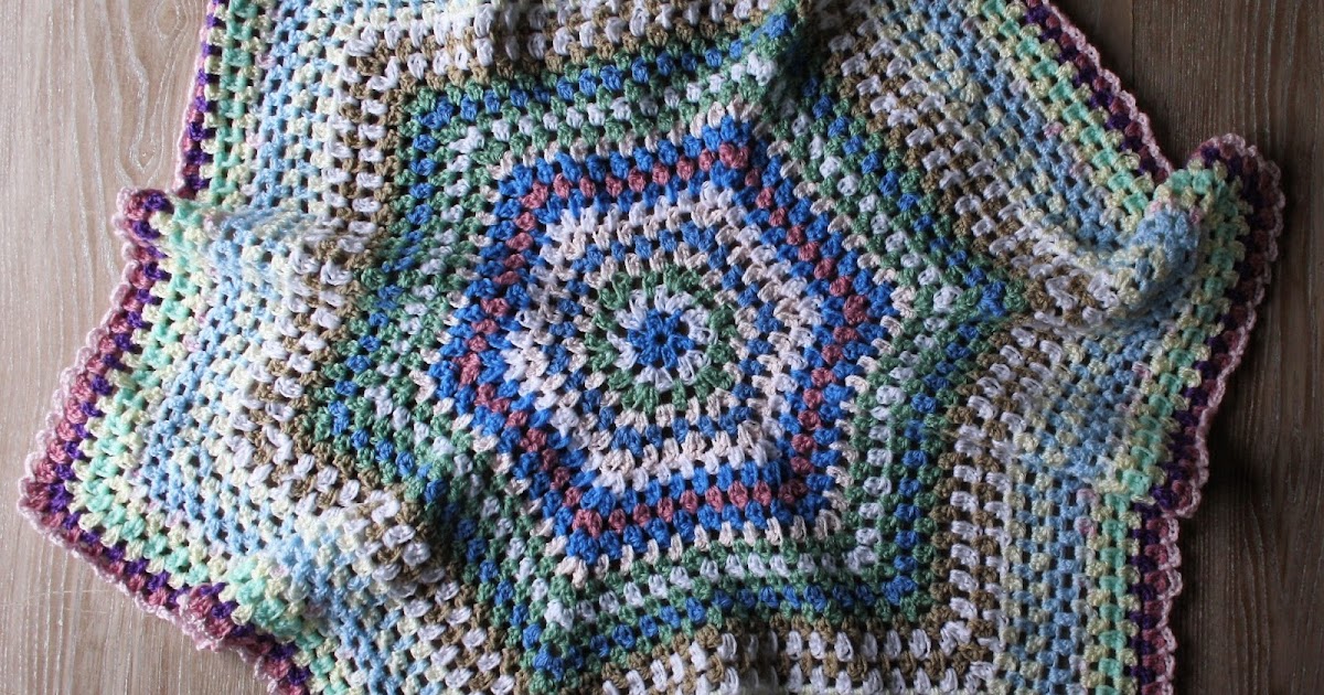 KnitWitsOwls Crochet Hexagon Blanket