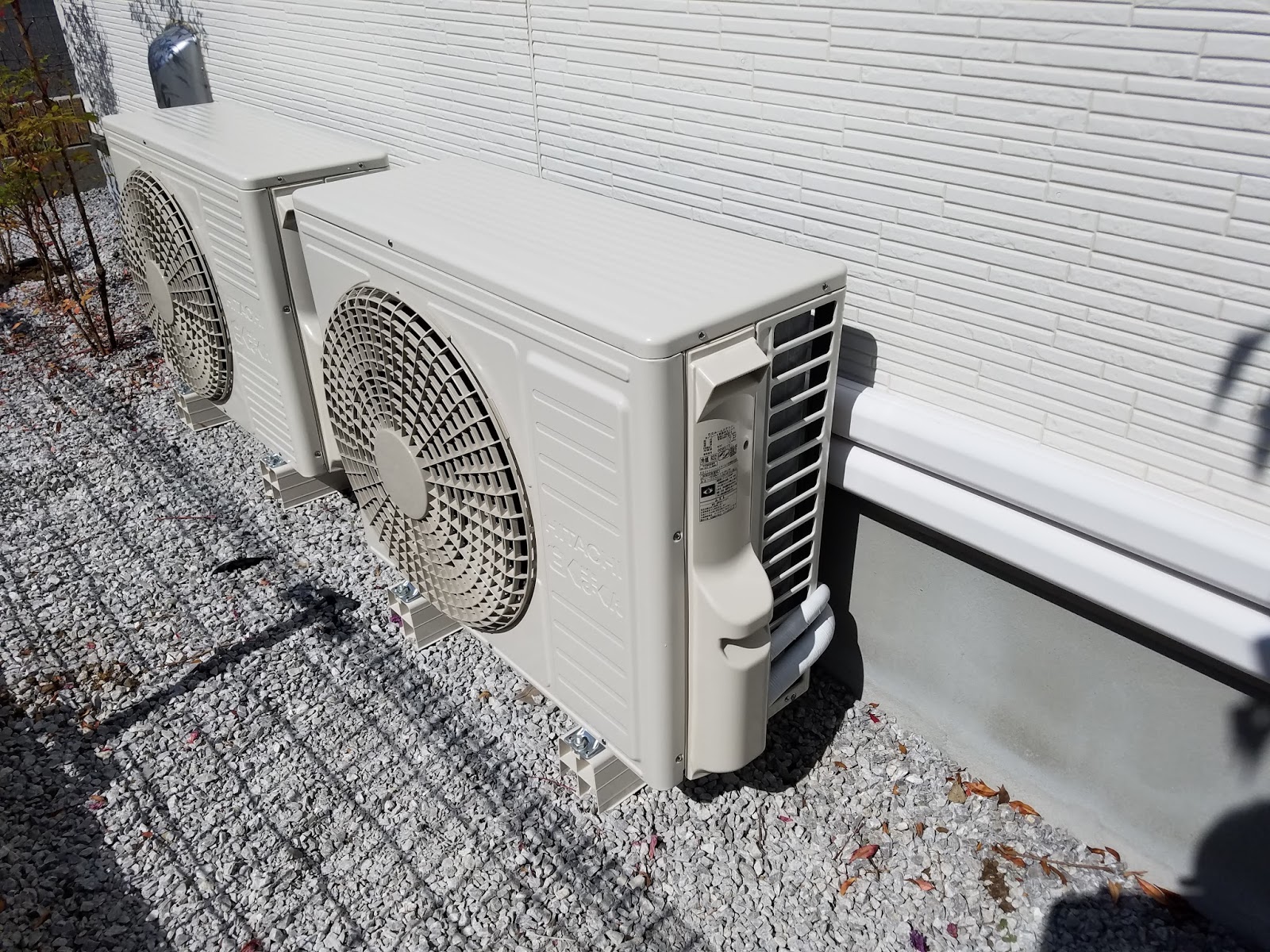 新築専門エアコン職人（エアコン知識の宝庫） No.847 練馬区 K様：『室外機はお家の真裏へ長距離移動！！』