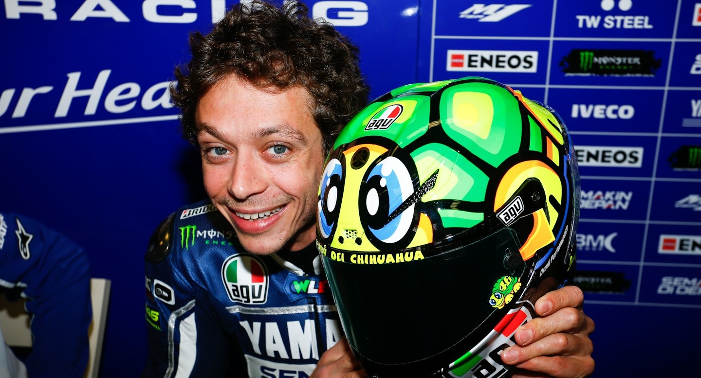 Champion Helmets: The new Valentino Rossi Turtle Helmet