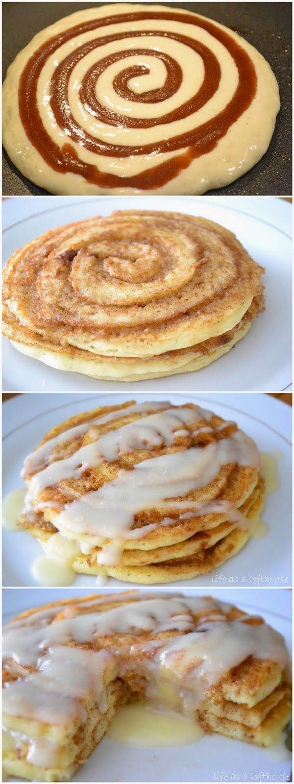 Cinnamon Roll Pancakes | Family Thanksgiving Breakfast = Homemade Pancakes | Mouthwatering Pancake Recipes
