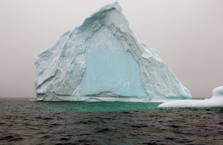 Blue water faced iceberg Bonavista