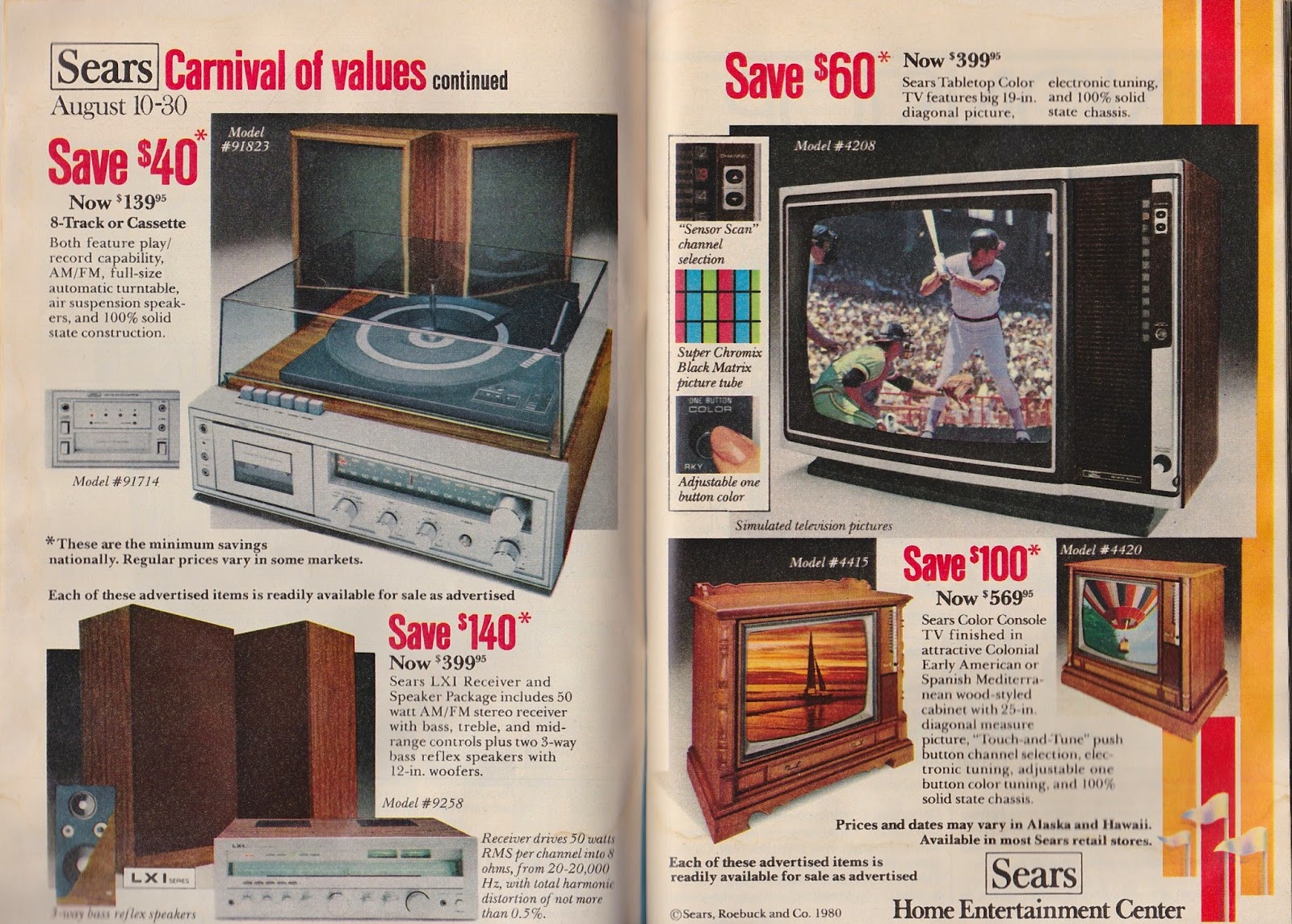 Garage Sale Finds What was on TV August 16th through 27th, 1980