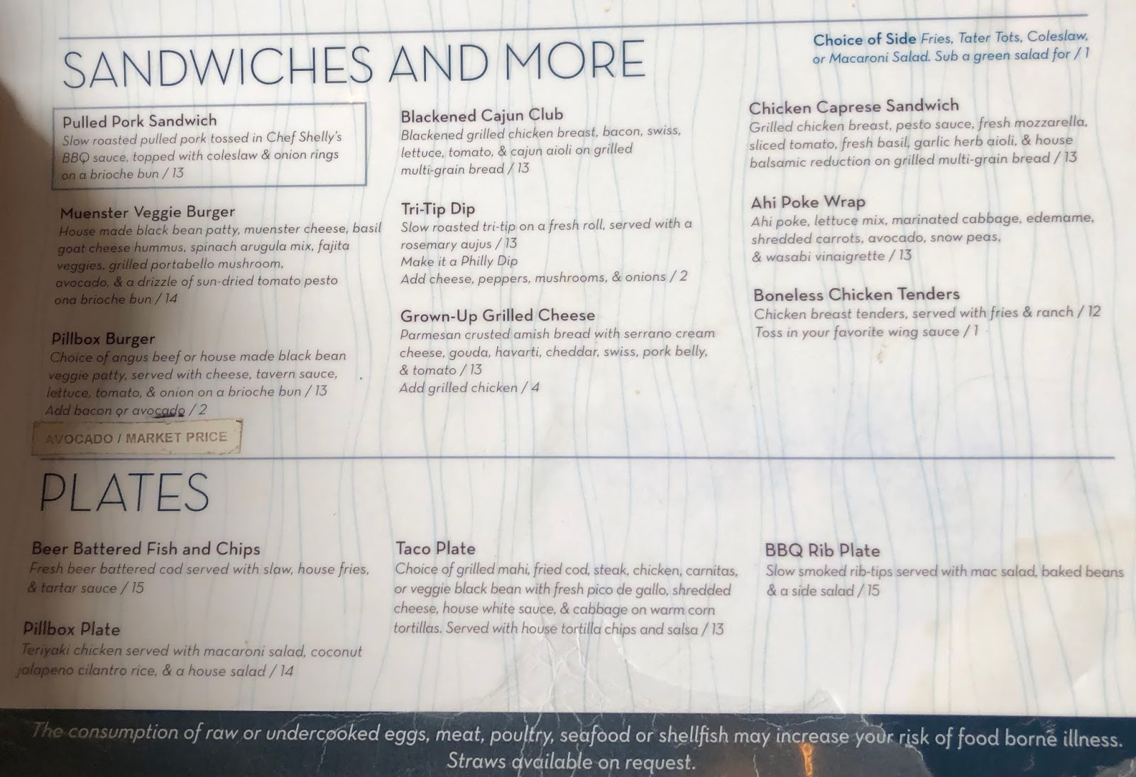 GREAT EATS HAWAII PILLBOX TAVERN AND CAFE SOLANA BEACH, CA