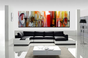 Abstract Painting "Memories" by Dora Woodrum