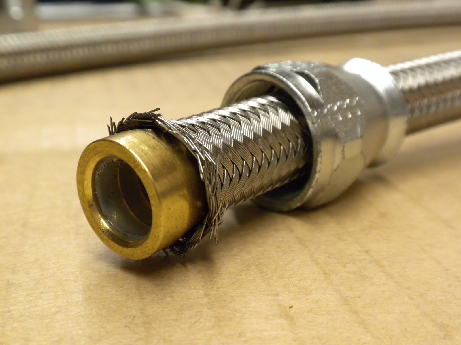 Unavailable for Comment Compression fitting install (SS Braided line)