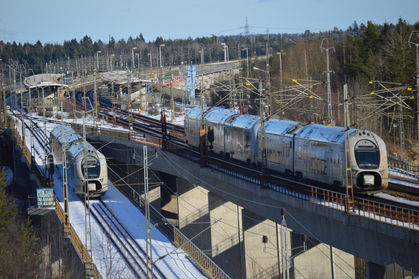 Trains and other things: Winter 2015 - Södertälje syd