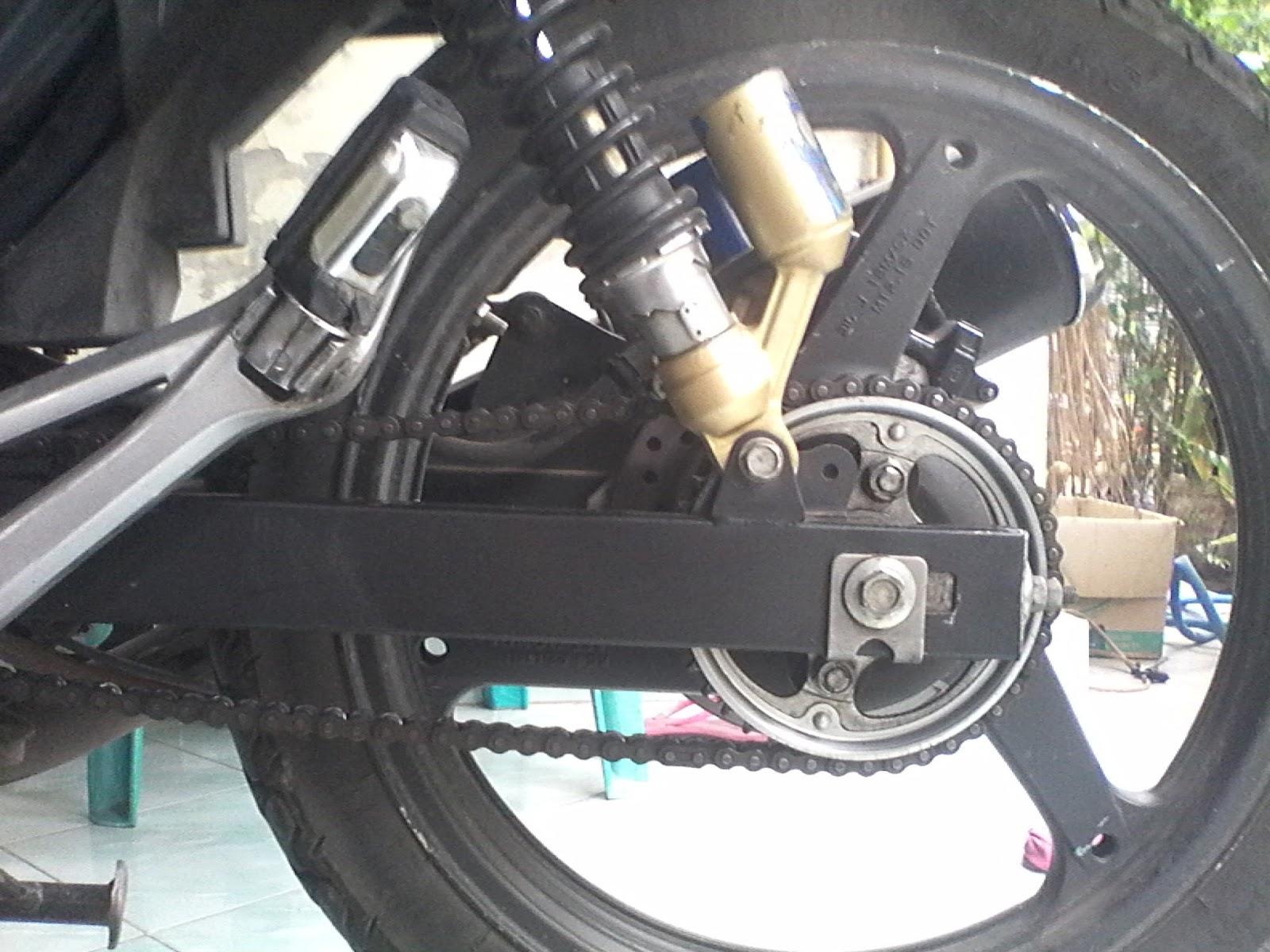 inisugi Alternatif gear set honda tiger
