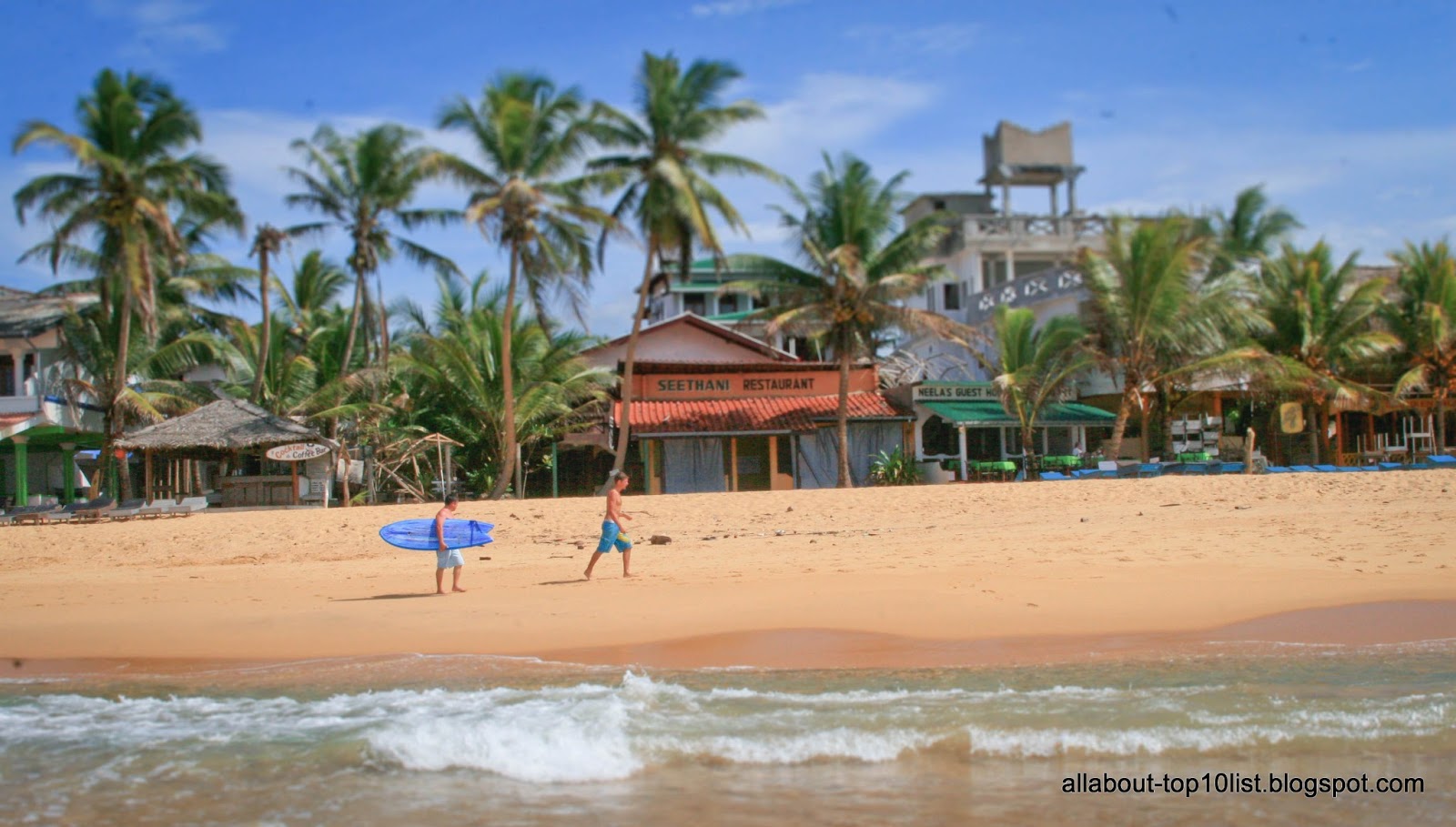 The amazing world of top10 Surfing, Hikkaduwa, Sri Lanka