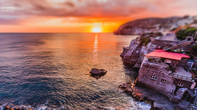 Sunset, tramonto, Isola d' Ischia, Sant' Angelo d' Ischia, borgo di Ischia,  tramonto rosso, red sunset, Ischia island,