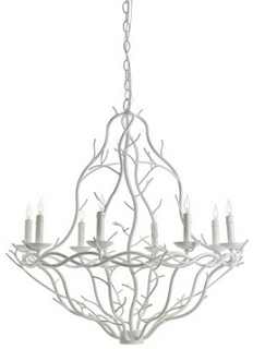 iron twig chandelier