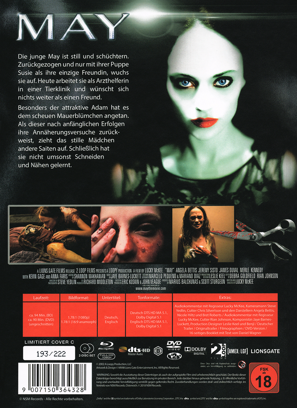 CineXtreme Reviews und Kritiken May May Die Schneiderin des Todes (2002) CineXtreme Reviews und Kritiken May May Die Schneiderin des Todes (2002)