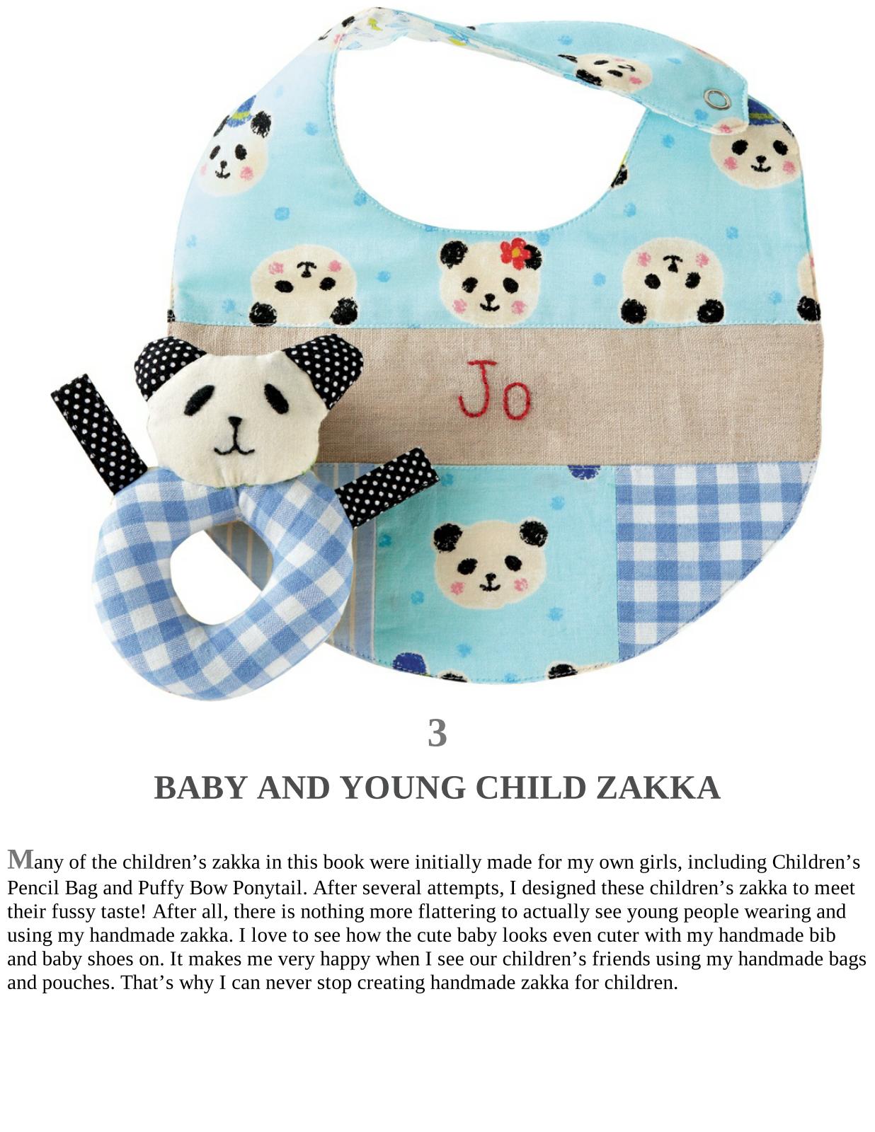 Baby and Young Child Zakka