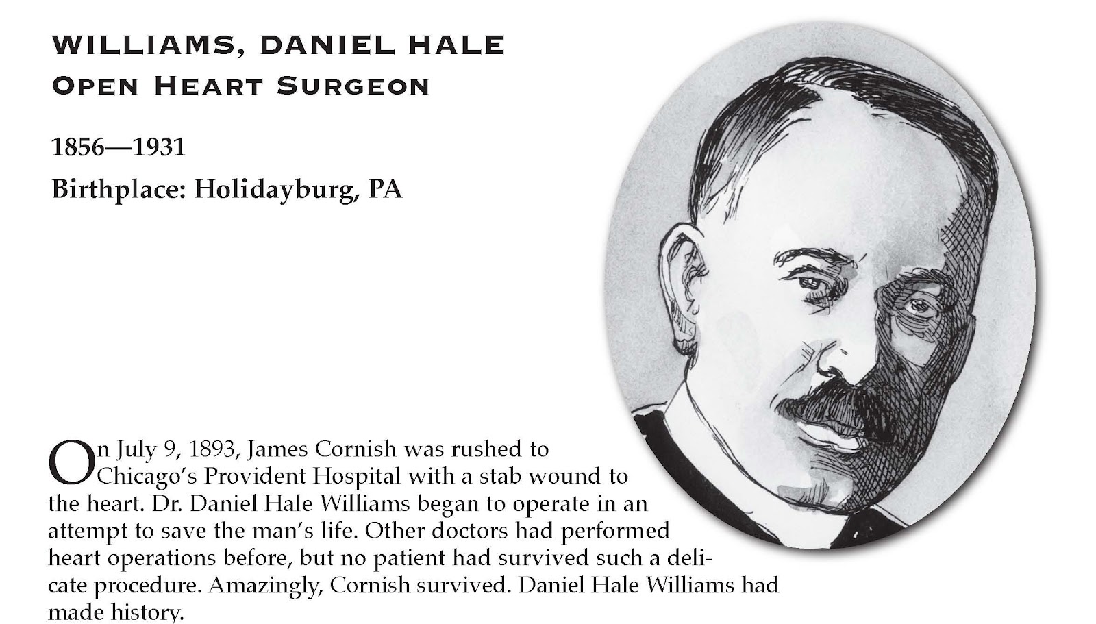 Daniel Hale Williams Quotes Words From Murphy Browne: Dr. Daniel Hale Williams