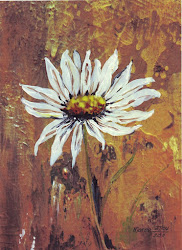 daisy acrylic painting watercolour paint acrylics tutorial paper practice 200gsm visual