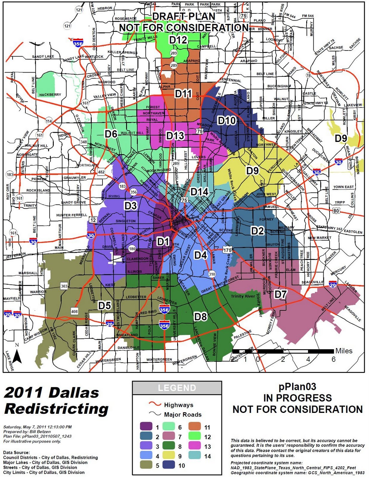 Dallas Redistricting 2011 The Dallas City Council Redistricting Map dallas-redistricting-2011-the-dallas-city-council-redistricting-map