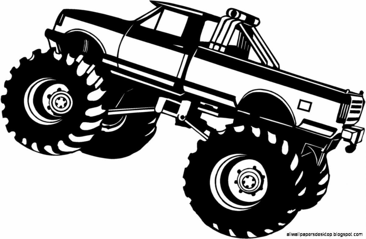 Monster Truck Black Color Wallpaper Hd All Wallpapers Desktop