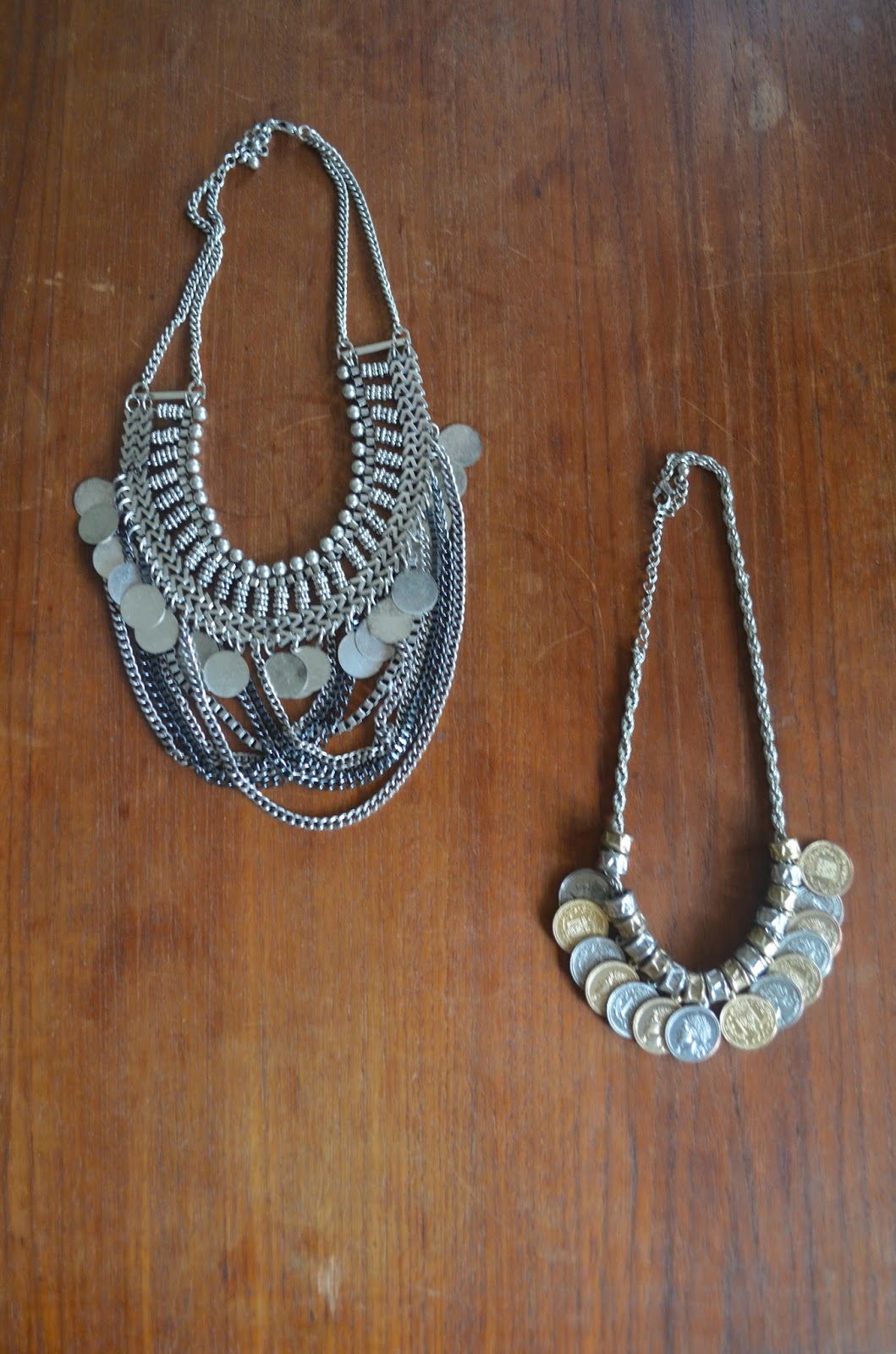The Beauty Blogger Within : Trend: Silver Coin Statement Necklaces
