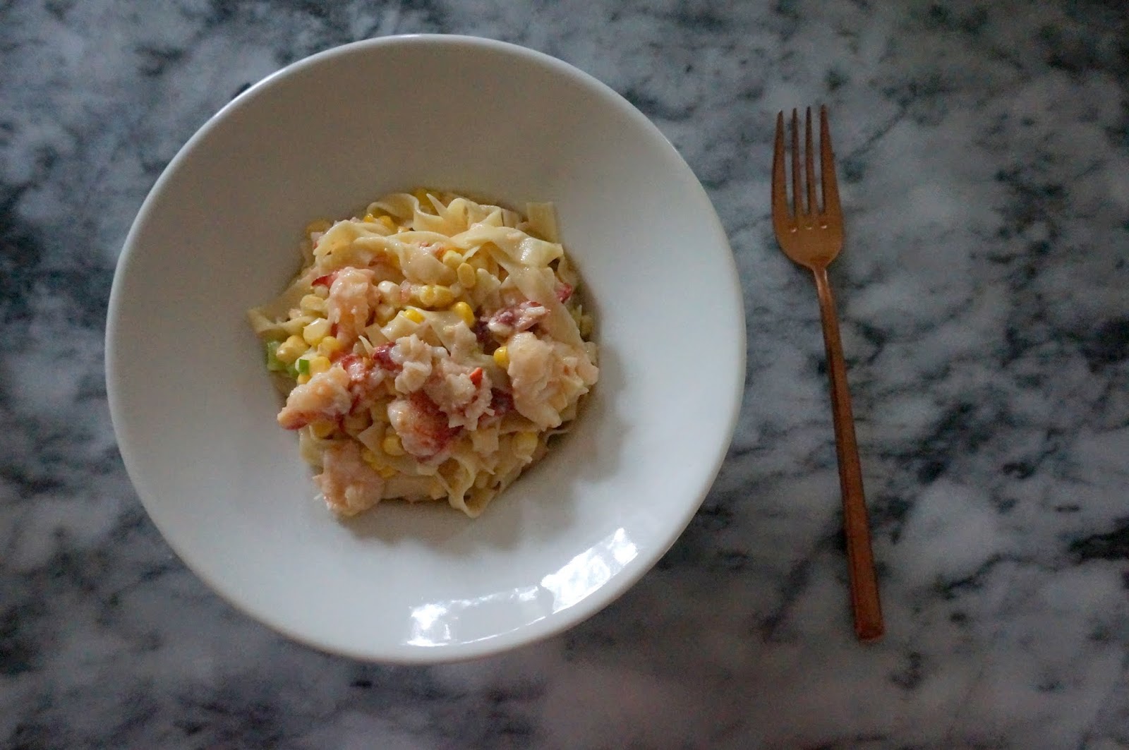 Lobster & Sweet Corn Pasta