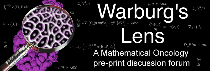 Warburg's Lens: A Mathematical oncology pre-print discussion forum