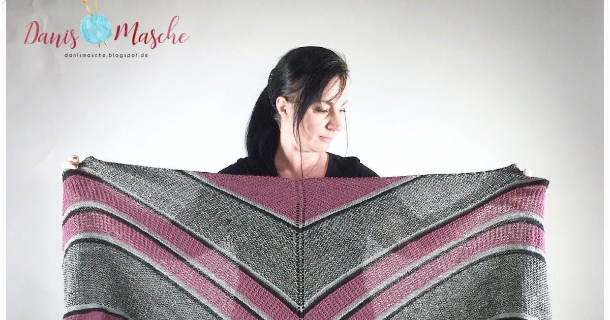 reversible cabled rib shawl