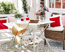 Decoración y Afinidades: Decorado en un fresco estilo cottage