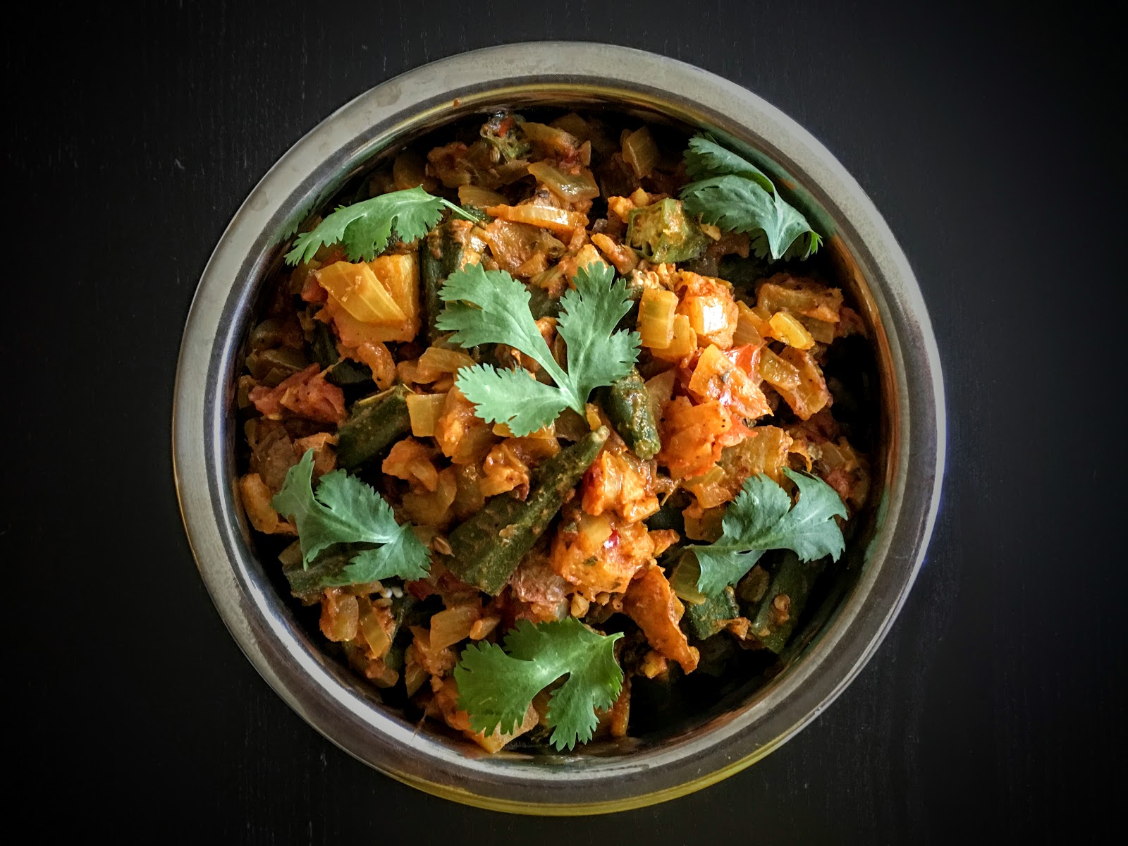 Fueling with Flavour Sindhi Aloo Bhindi Masala Spiced Potatoes and Okra