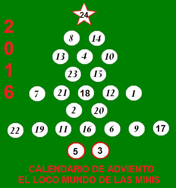 he participado en el CALENDARIO DE ADVIENTO 2016