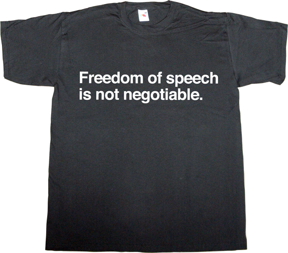 freedom freedom of speech useless religions t-shirt ephemeral-t-shirts