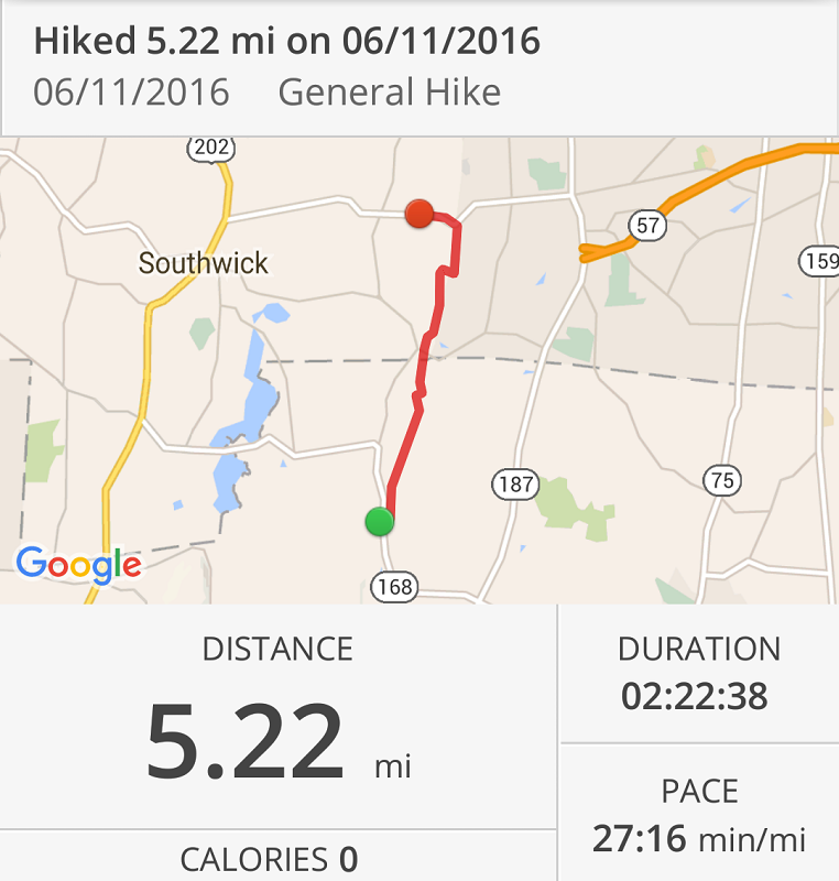 GranWood Explores Hike 31 New England Trail Suffield, CT to Agawam, MA