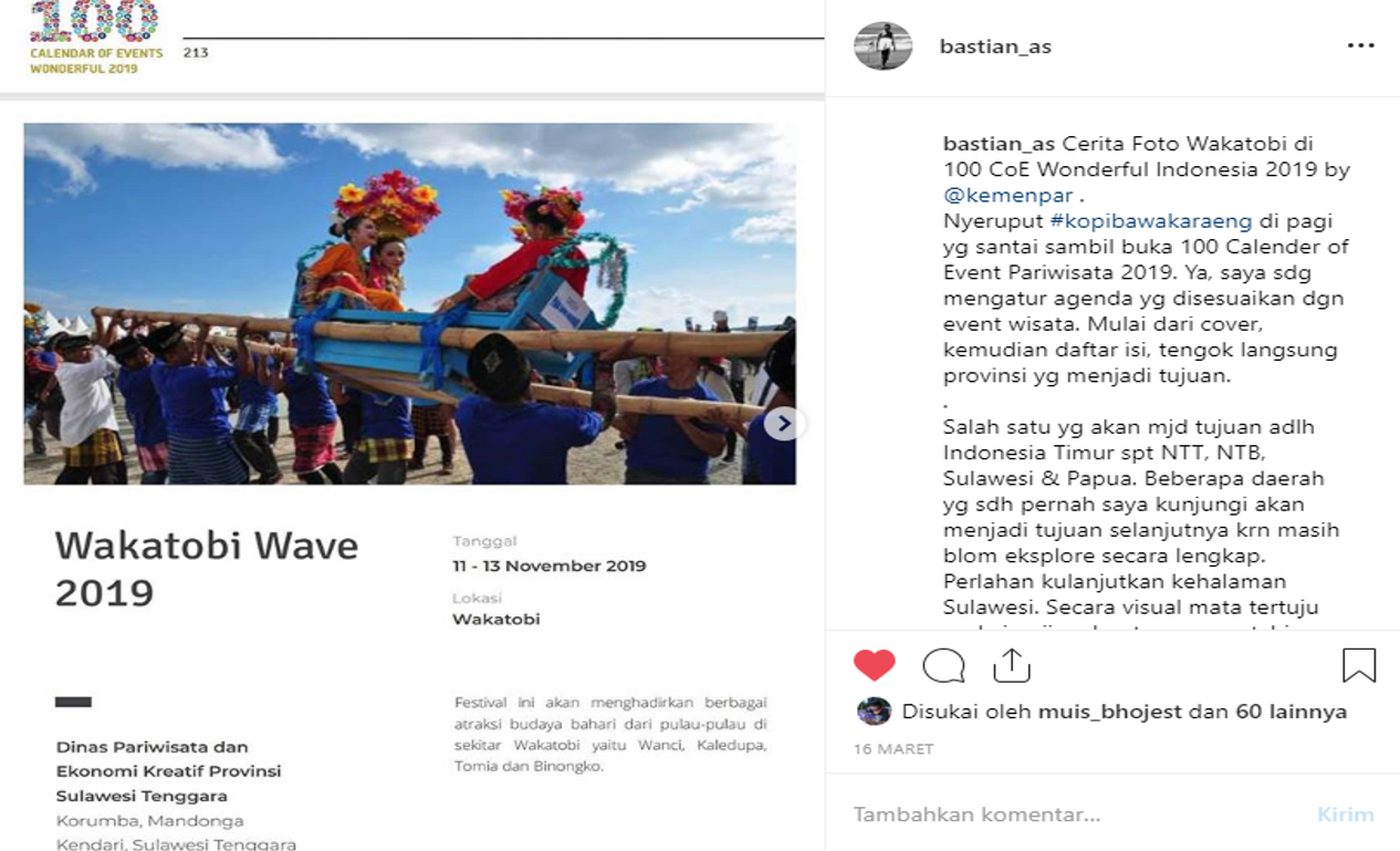 Cerita Foto Wakatobi Di 100 Coe Wonderful Indonesia 2019 Cerita Foto Wakatobi Di 100 Coe Wonderful Indonesia 2019