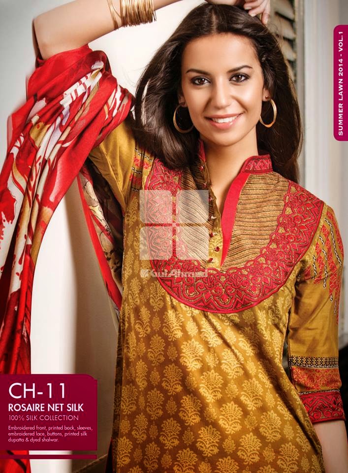 Gul Ahmed Designs Summer Collection in Pakistan 2014