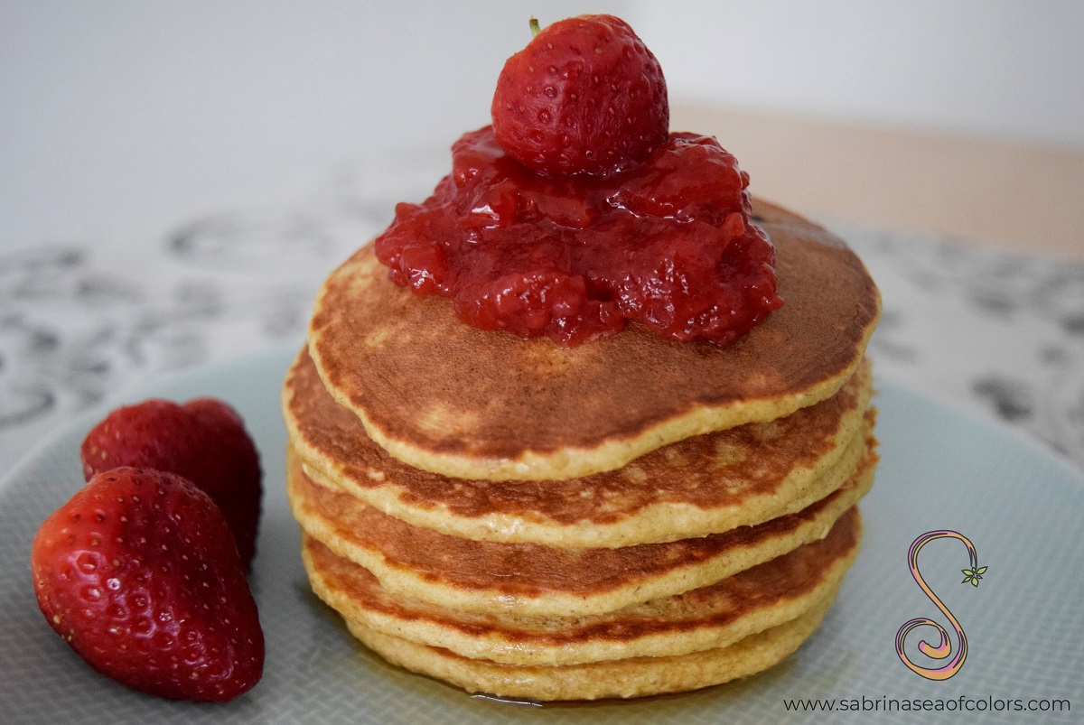 Banana Pancakes 3 ingredientes Sabrina´s Sea of Colors