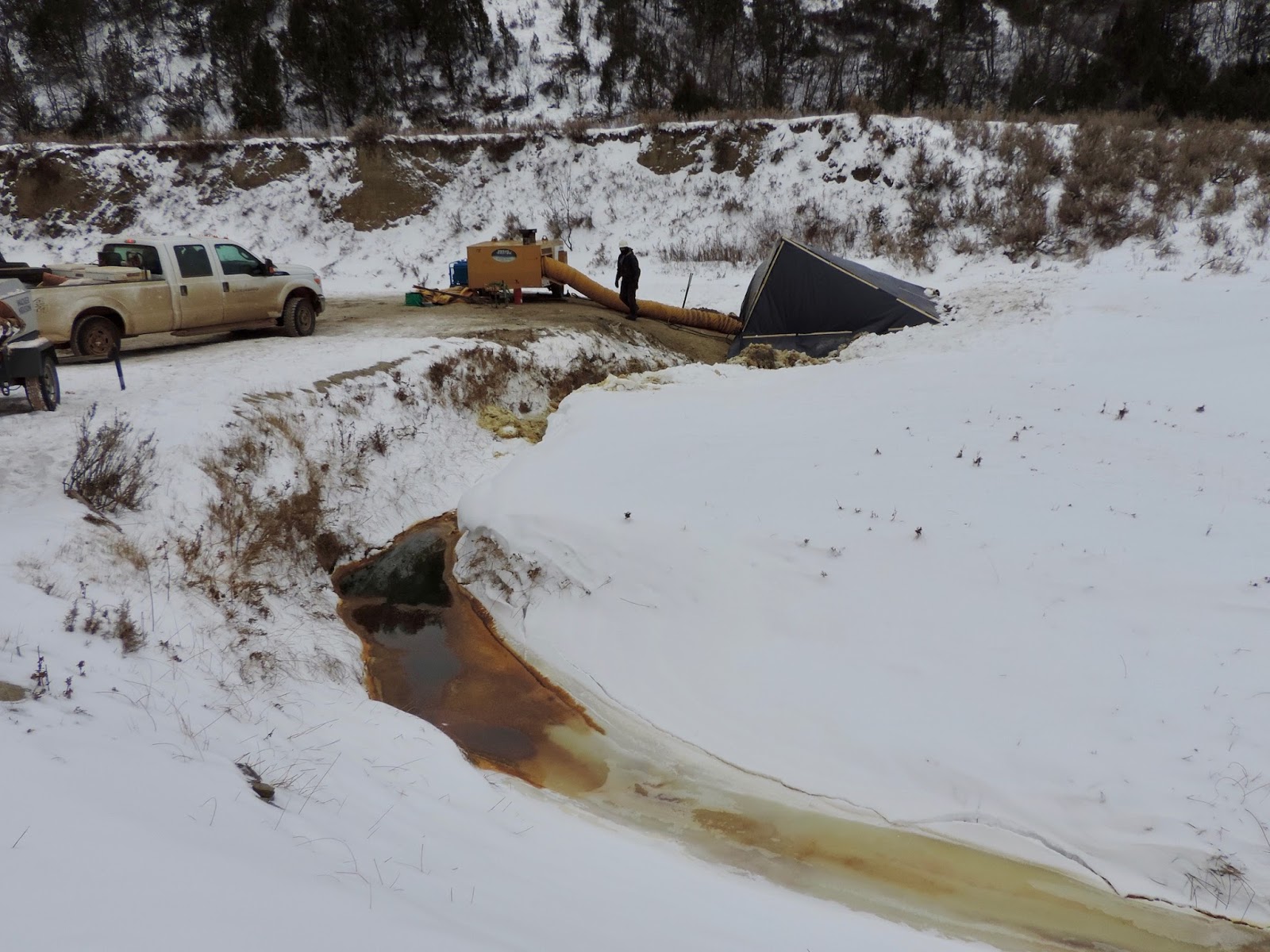 MEC&F Expert Engineers True Oil LLC Landslide may have caused the rupture of the Belle