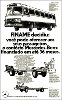 Mercedes-Benz, 1971; brazilian advertising cars in the 70s; os anos 70; história da década de 70; Brazil in the 70s; propaganda carros anos 70; Oswaldo Hernandez;. 