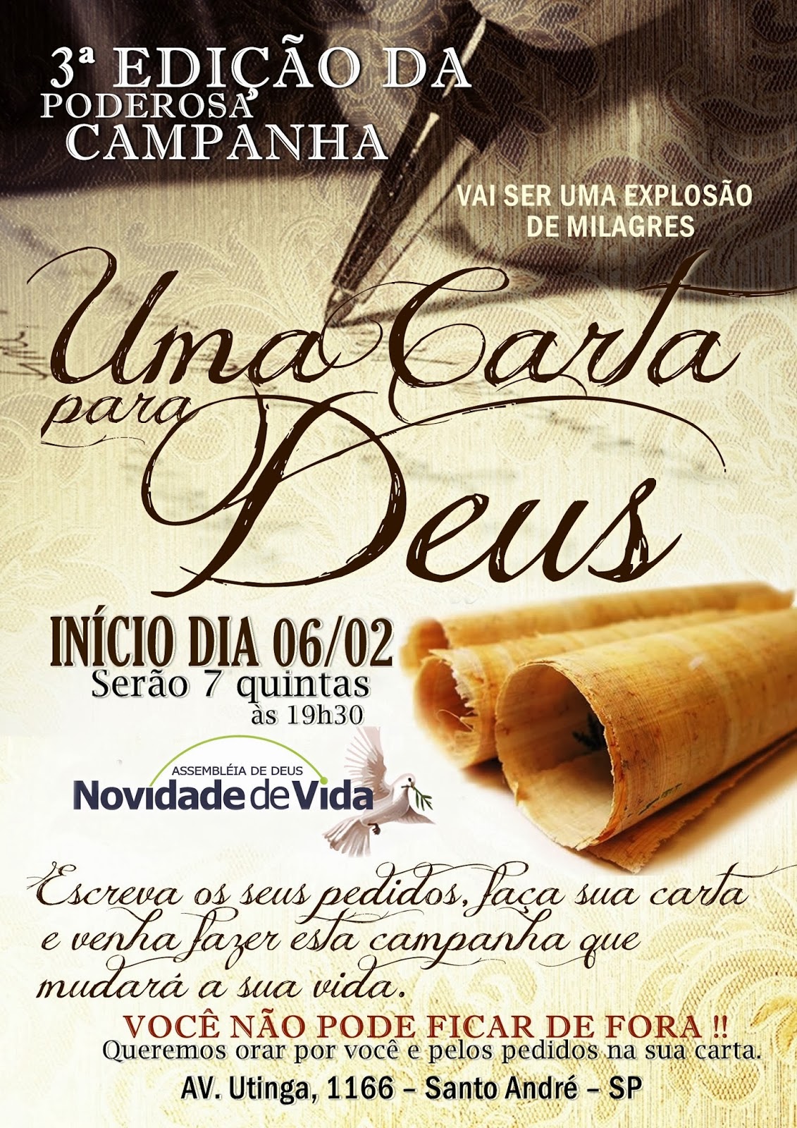 Campanha Evangélica Uma Carta Para Deus Campanha Evangélica Uma Carta Para Deus