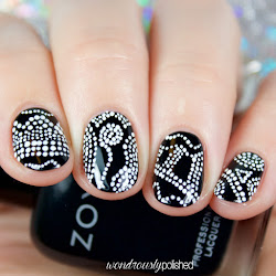 nail aboriginal wondrouslypolished dots dot