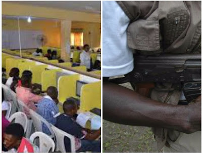 JAMB candidate nabbed with gun at examination centre JAMB candidate nabbed with gun at examination centre