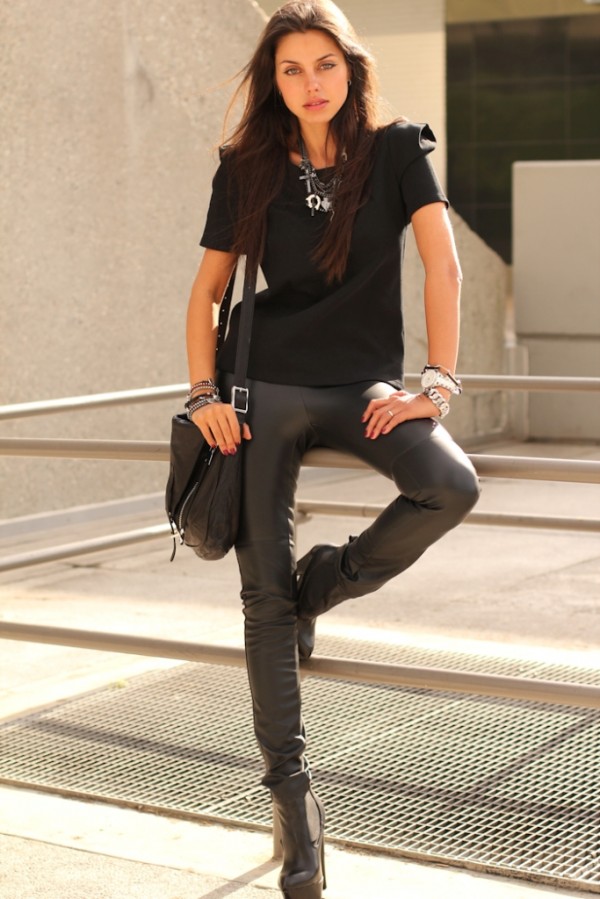 Lovely Ladies in Leather: LLL of the Day 87: Tight Leather Pants
