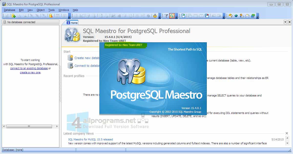 PostgreSQL Maestro v19.10.0.3 Free Download Full