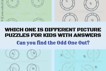 Observation Test: Spot the Odd One Out Picture Puzzle