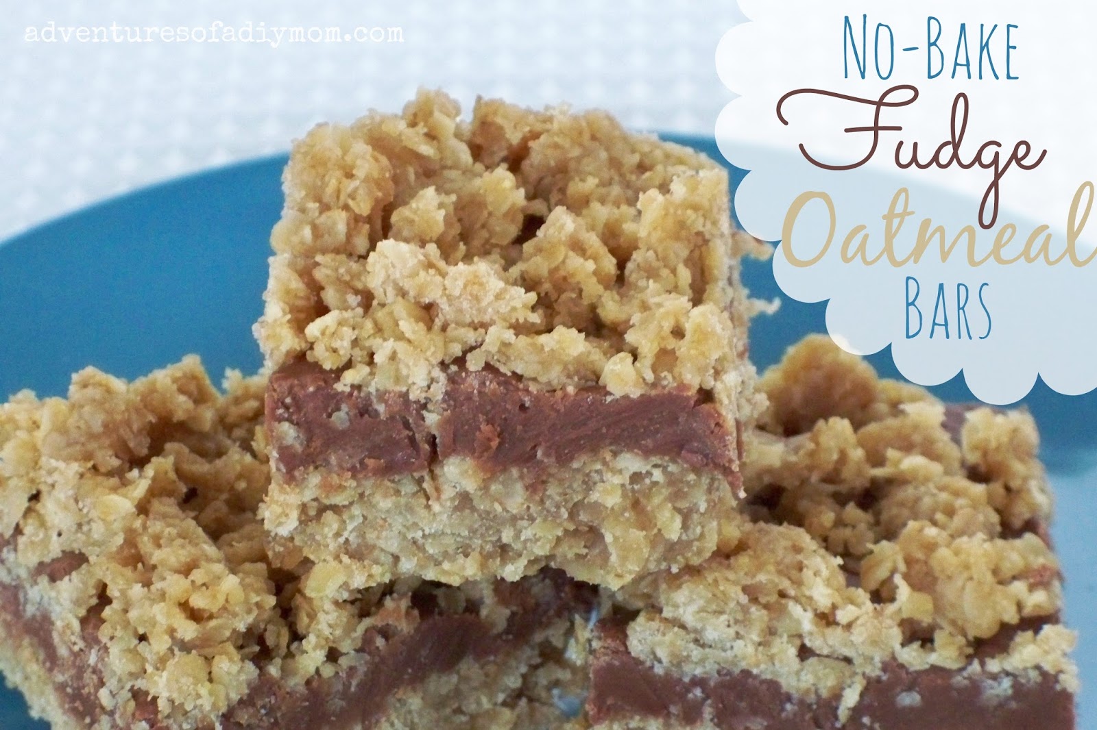 No-Bake Fudge Oatmeal Bars No-Bake Fudge Oatmeal Bars