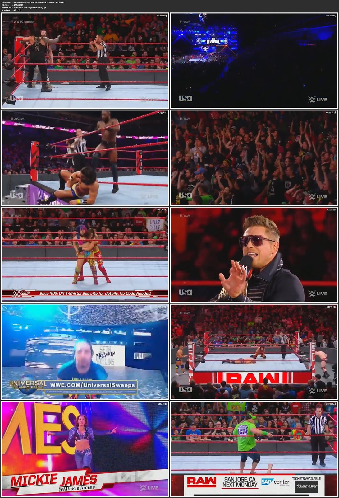 WWE Monday Night Raw 5th February 2018 480p HDTV 500MB Download